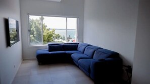 Flat-screen TV, stereo
