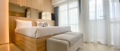 Decoración personalizada, muebles diferentes y wifi gratis