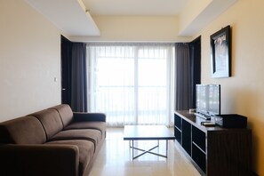 Living area - Homey 2Br At Braga City Walk Apartment (Bandung)