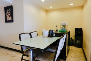 Dining room - Homey 2Br At Braga City Walk Apartment (Bandung)