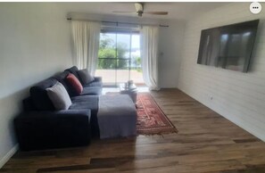 Smart TV y chimenea