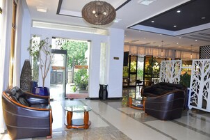 Sala de estar en el lobby
