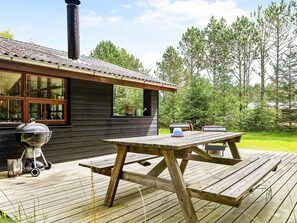 Outdoor dining - 6 Person Holiday Home in Jerup-by Traum (Jerup)
