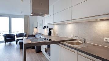 Apartemen | Dapur pribadi | Lemari es