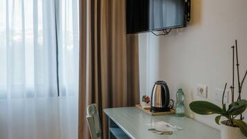 Biancheria da letto di alta qualità, una cassaforte in camera