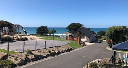 Two bedroom cabin in Apollo Bay's most popular Holiday Park