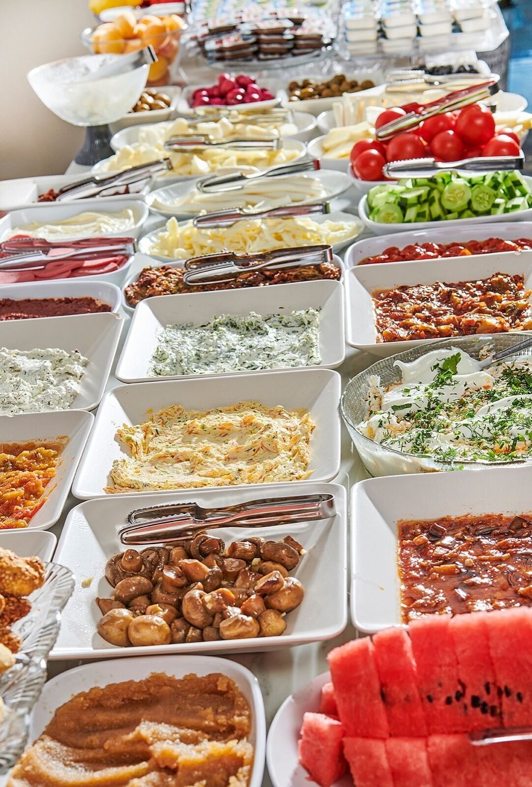 Desayuno estilo bufé