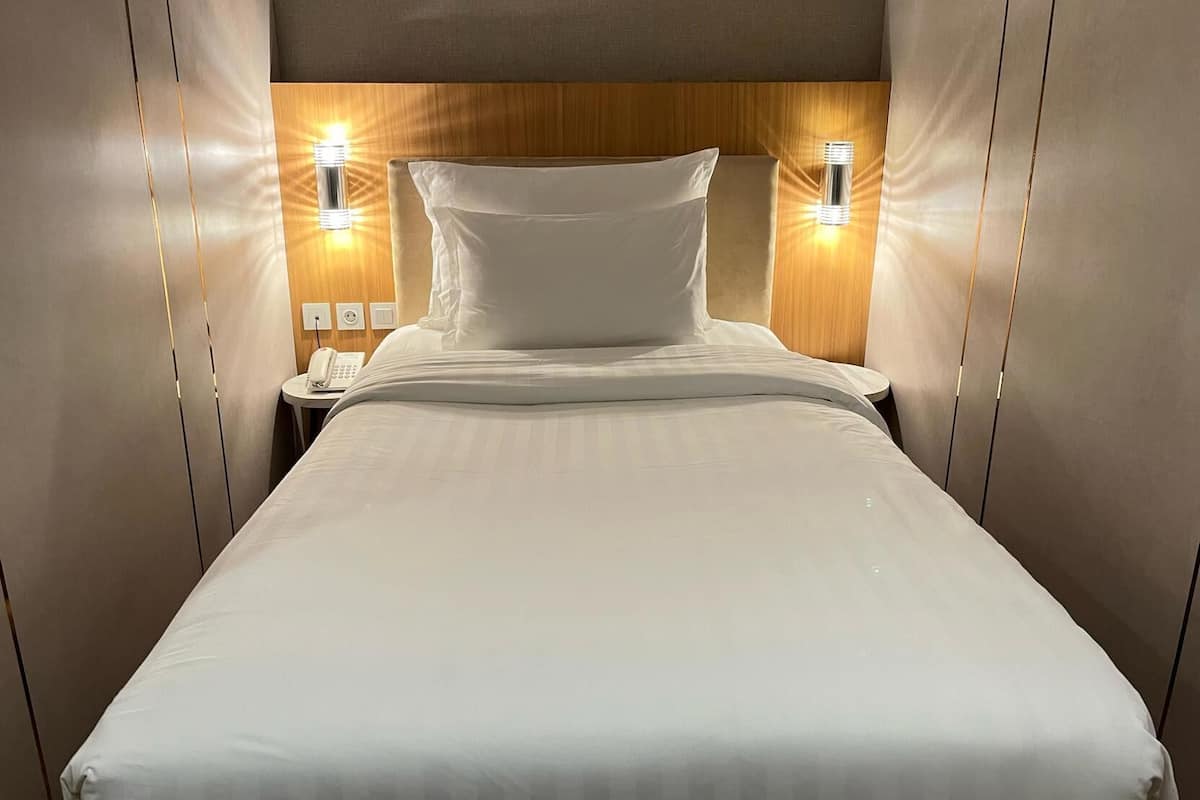 Desk, WiFi (free), bed sheets