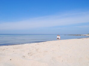 Walking along the shoreline, guests can enjoy the peaceful atmosphere and stunning ocean views.