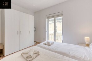 Desk, iron/ironing board, travel crib, free WiFi