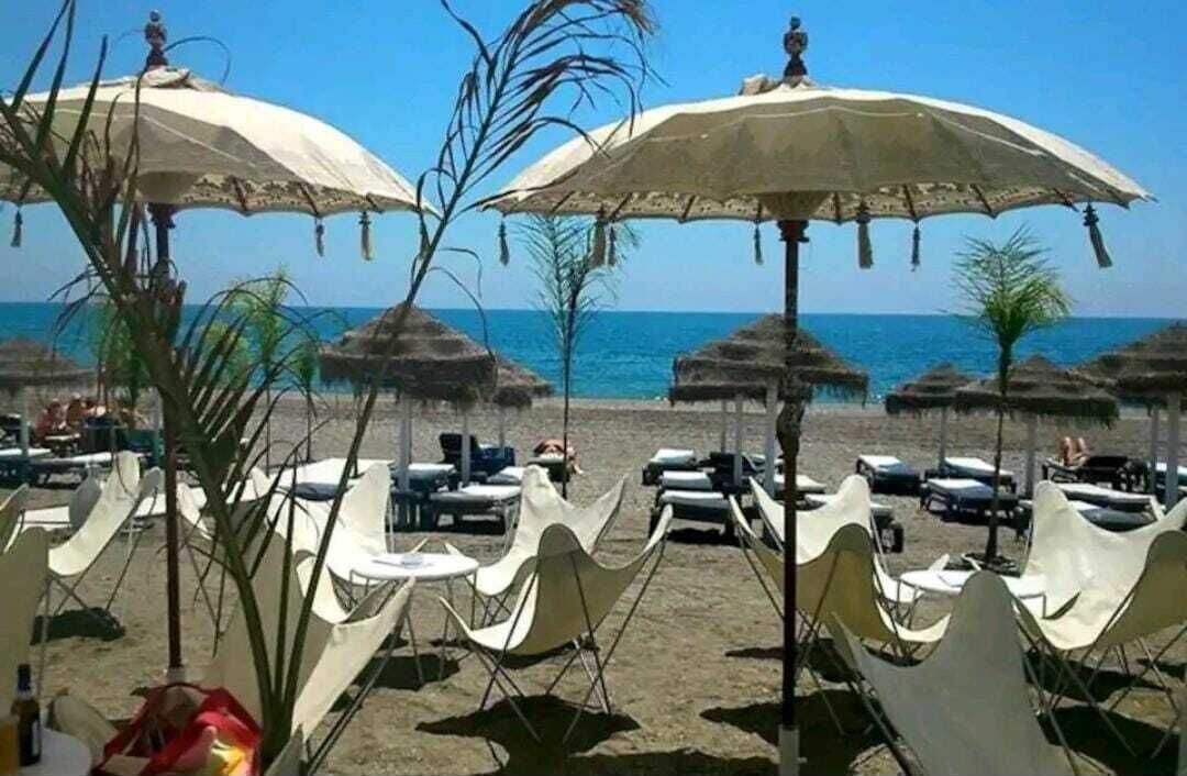 Tumbonas y toallas de playa