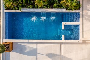 Indoor pool, outdoor pool