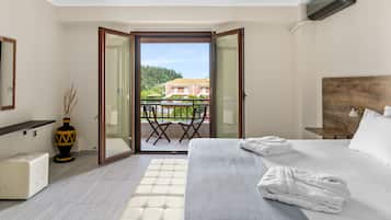 Premium bedding, pillow-top beds, desk, soundproofing