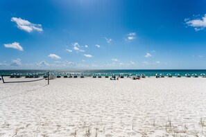 On the beach