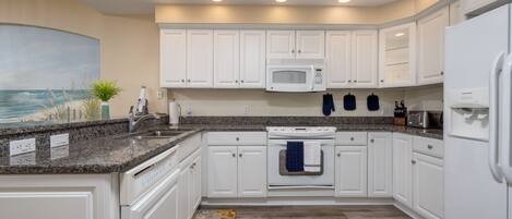 Microwave, dishwasher