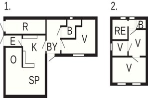 บ้านพัก | ผังชั้นอาคาร