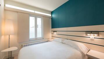 Basic Double Room | Premium bedding, down comforters, memory foam beds, minibar