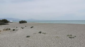 Vlak bij het strand