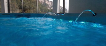 Charming gîte le Fenil de Rubis with access to a SPA area