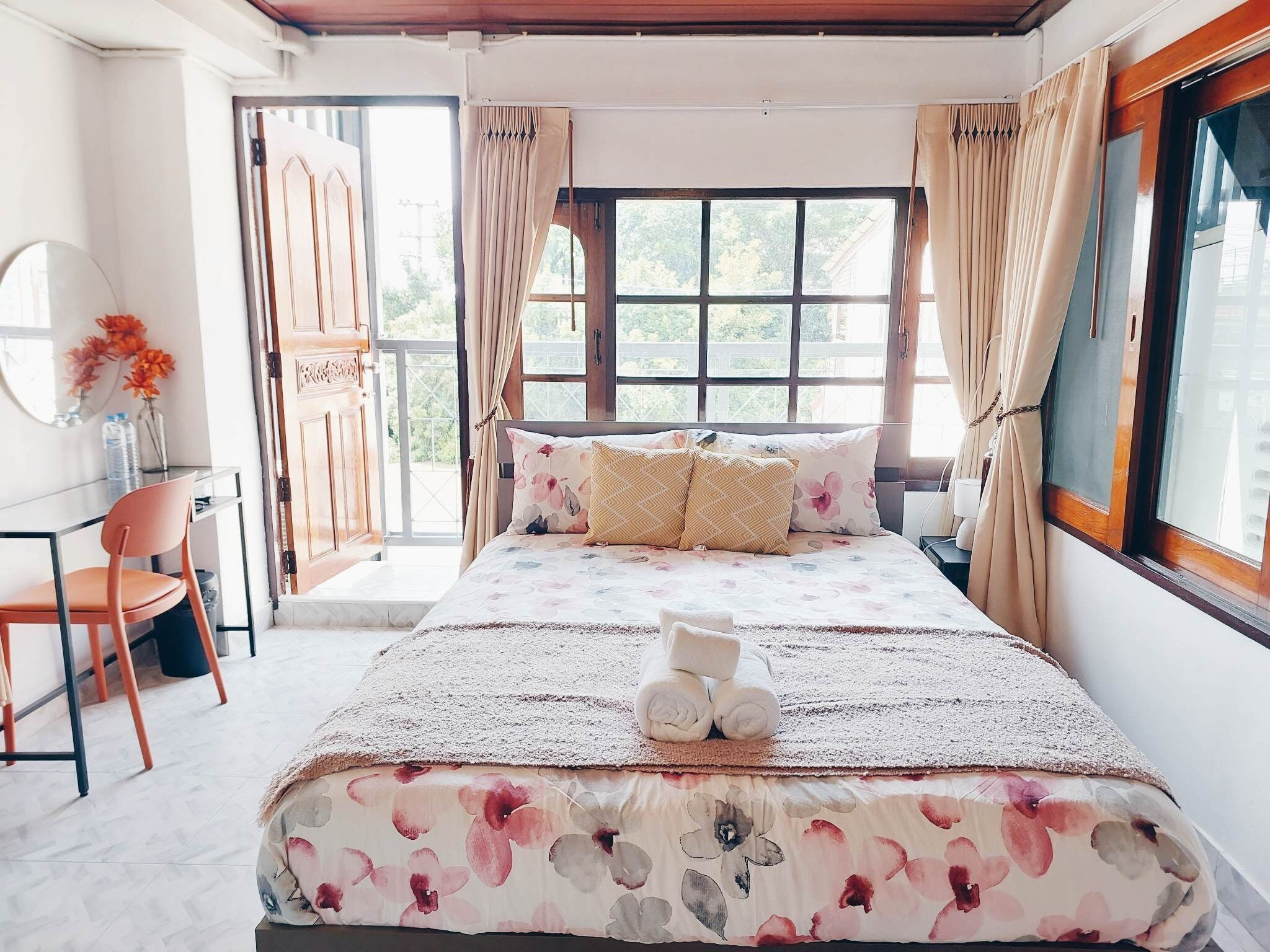 1 室のベッドルーム、WiFi、ベッドシーツ