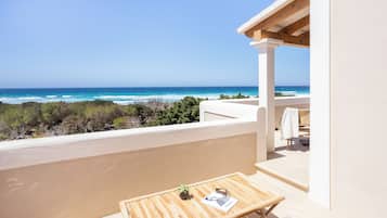 Premium suite, uitzicht op zee | Uitzicht op strand/zee