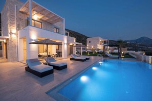 Premium Villa, 4 Bedrooms, Private Pool, Sea View | 4 bedrooms, hypo-allergenic bedding, iron/ironing board, free WiFi - Actea Seaview Villas (Kissamos)