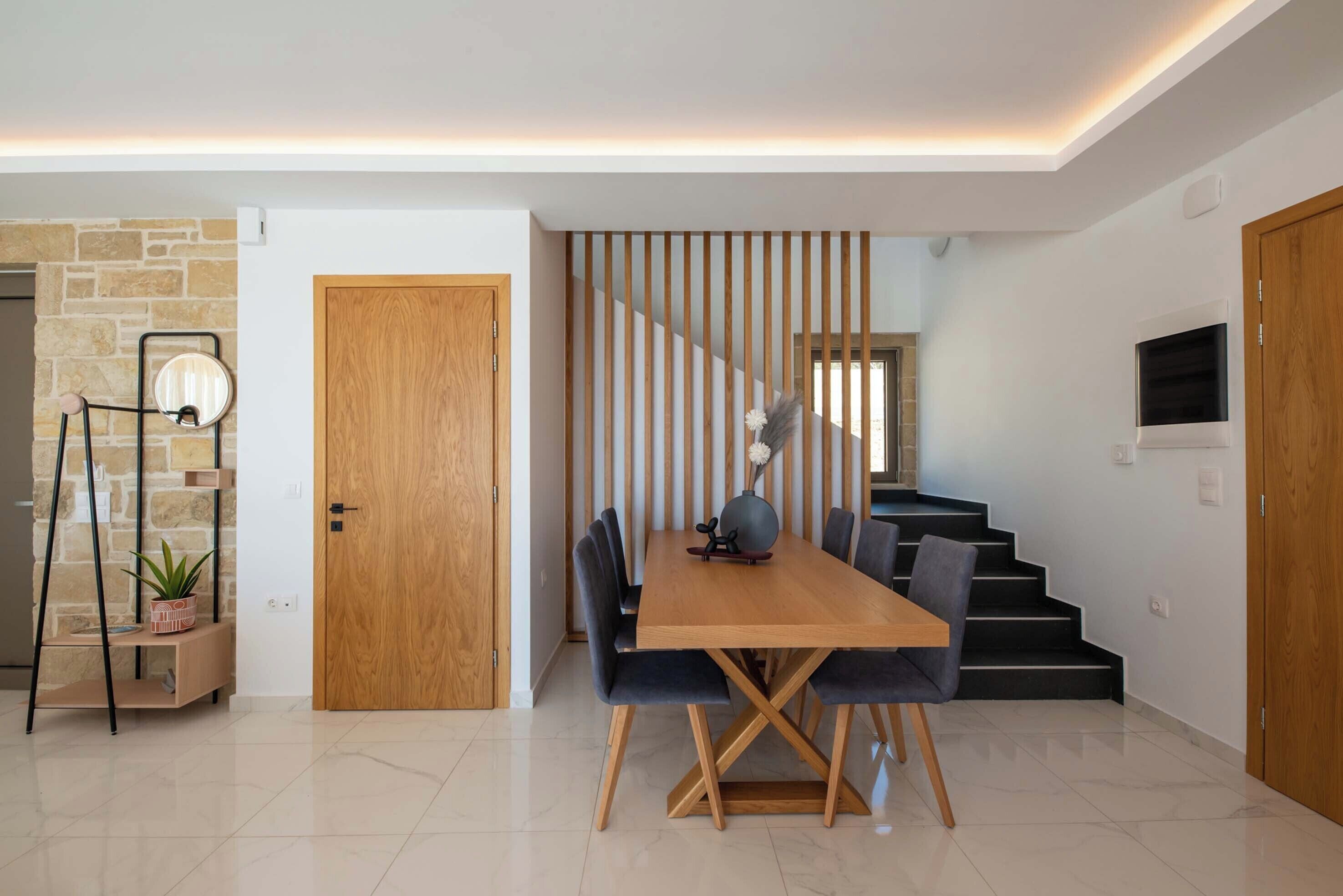 Luxury Villa, 4 Bedrooms, Private Pool, Sea View | Dining room