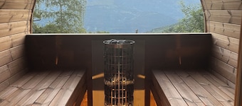 Chalet + sauna with panoramic views in beautiful surroundings