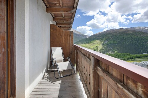 Einzimmerapartment "Trela" in Pistennähe mit Balkon und WLAN