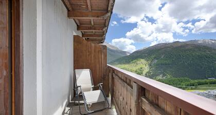 Einzimmerapartment "Trela" in Pistennähe mit Balkon und WLAN