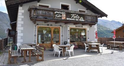 Einzimmerapartment "Trela" in Pistennähe mit Balkon und WLAN