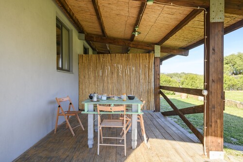 Einzimmerapartment "Naramanue 1" mit Bergblick, privater Terrasse und WLAN