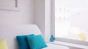 1 室のベッドルーム、WiFi (無料)、ベッドシーツ