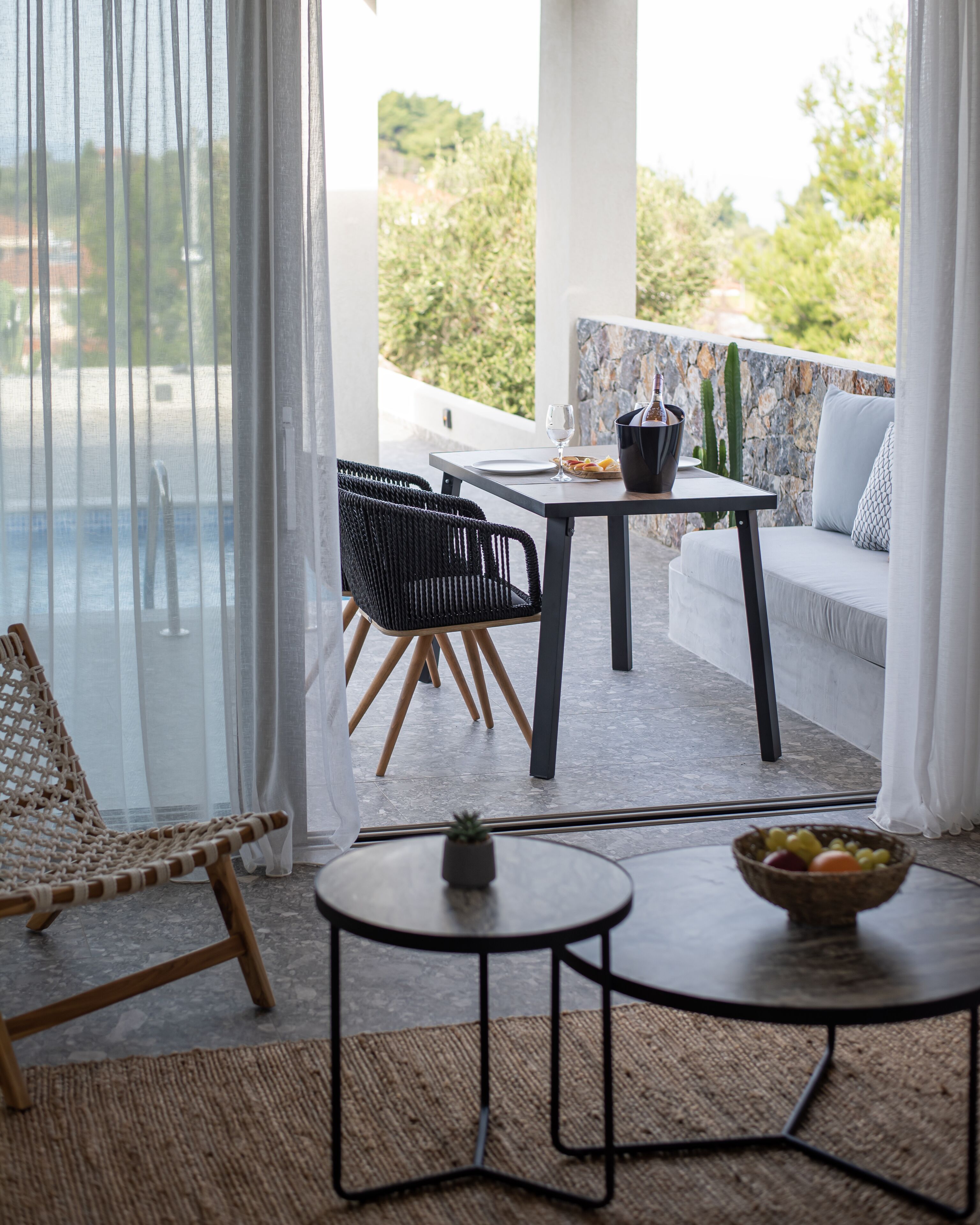 Suíte luxo, 1 quarto, piscina particular | Terraço/pátio