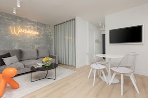 Departamento, 2 habitaciones, balcón | Sala de estar