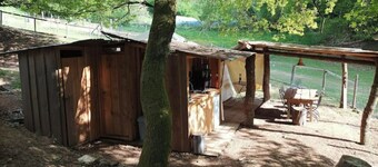 Large furnished tent in the heart of nature