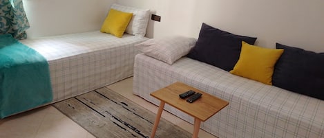 Premium bedding, free WiFi, bed sheets
