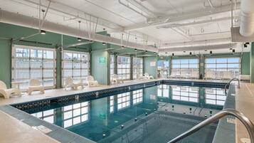 Indoor pool, a heated pool