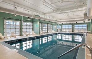 Indoor pool, a heated pool