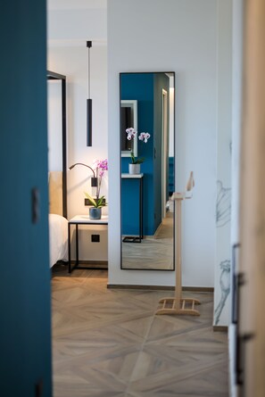 Sea View Suite | Premium bedding, pillowtop beds, minibar, in-room safe - Hôtel Maria Die (Calvi)