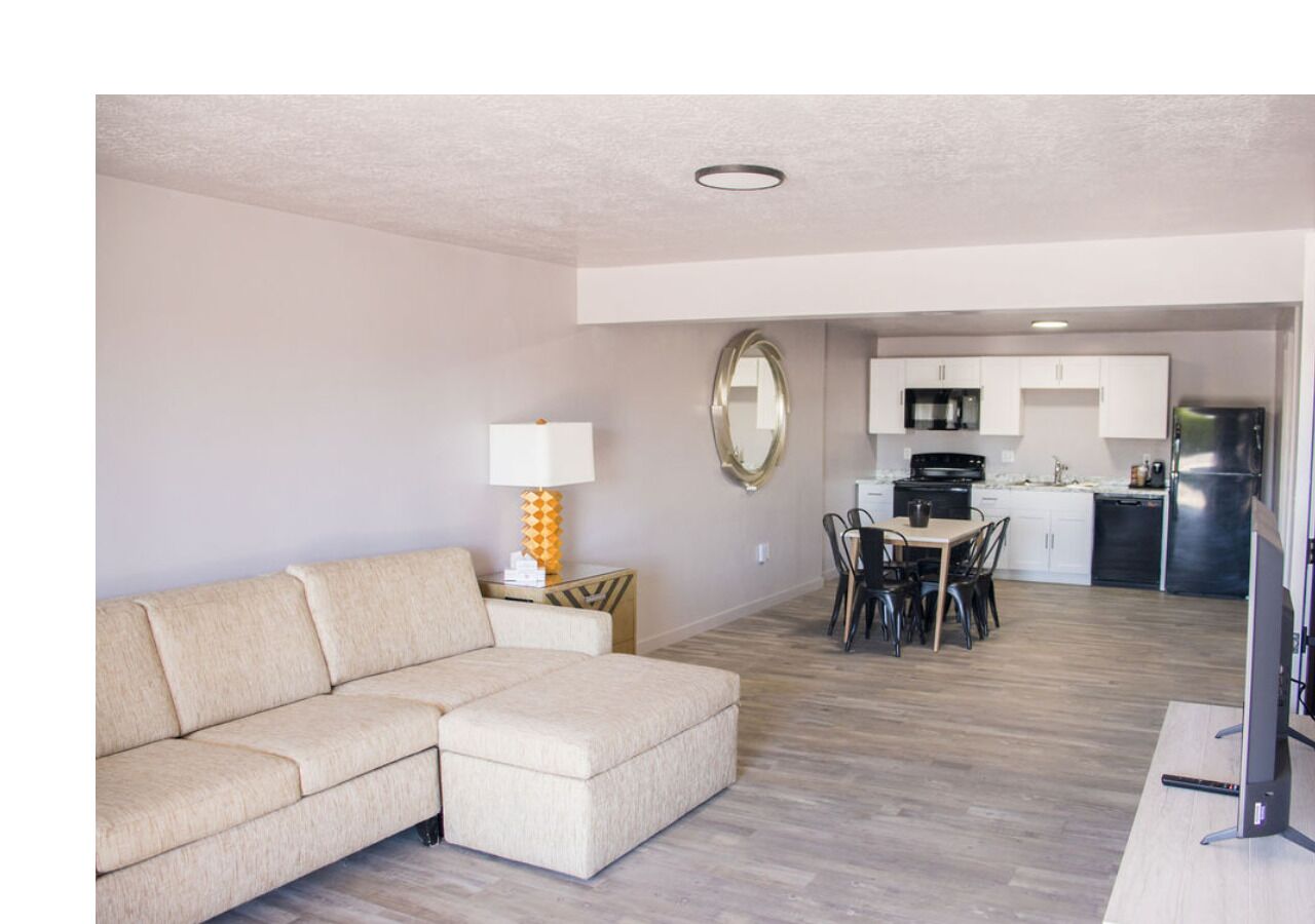 Deluxe Suite, 2 Bedrooms | Down comforters, desk, laptop workspace, free WiFi