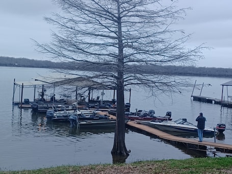 Marina. Luxury cabin located on the Larto Lake. Lakeview from porch. Pet friendly!