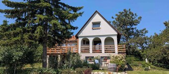 Holiday home with panorama and internet