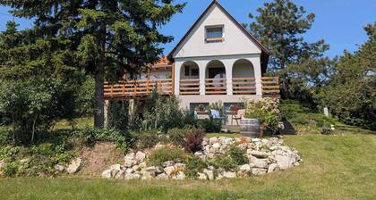 Holiday home with panorama and internet