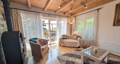 Holiday home with panorama and internet