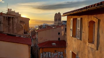 Vue depuis lâhĂ©bergement