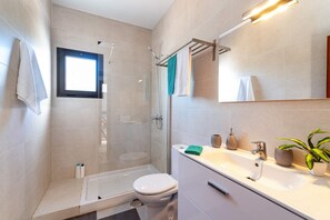 Hair dryer, towels