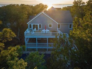 Terrace/patio - Sound Views, Pool, Hot Tub, Game Room, Club Access (Corolla)