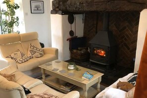 Fireplace - 3-bed Cottage Near Lake Vyrnwy, Garden & Petsok (Oswestry)