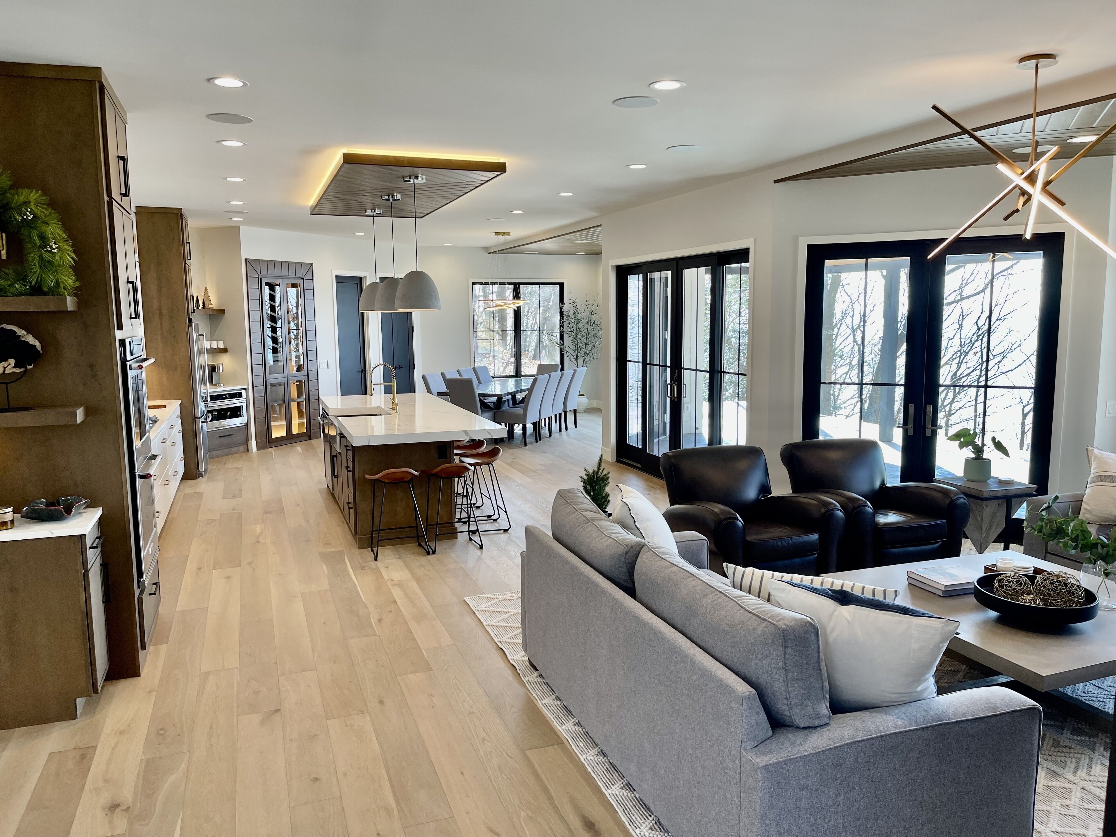 TV connectée, cheminée, jeux vidéo, lecteur de DVD